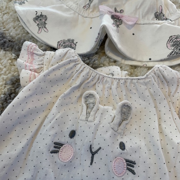 EUC Adorable Easter Dress with matching hat!! 🐰 - Picture 3 of 4